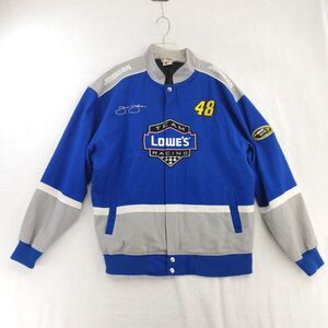 Chase Authentics Jimmie Johnson 48 Lowe's Racing NASCAR Snap Jacket XL